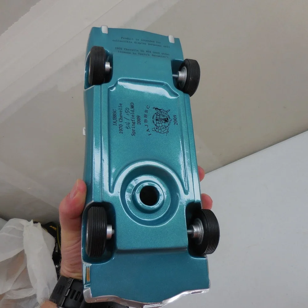 2009 IAJBBSC‎ 1970 Chevrolet Chevelle SS Decanter Misty Turquoise 54/150 Rare